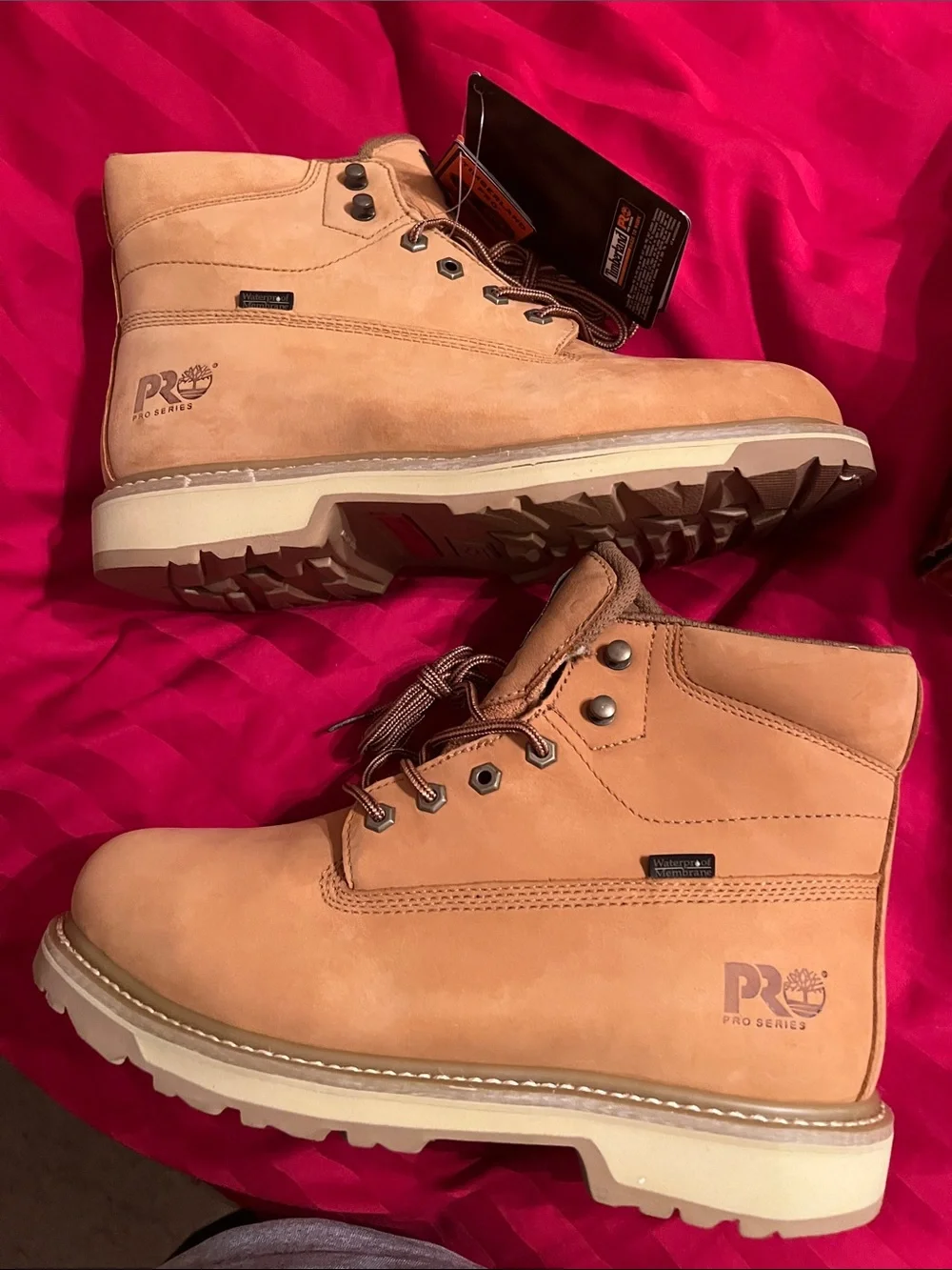 Timberland Wheat Tan Men’s Work Boots
